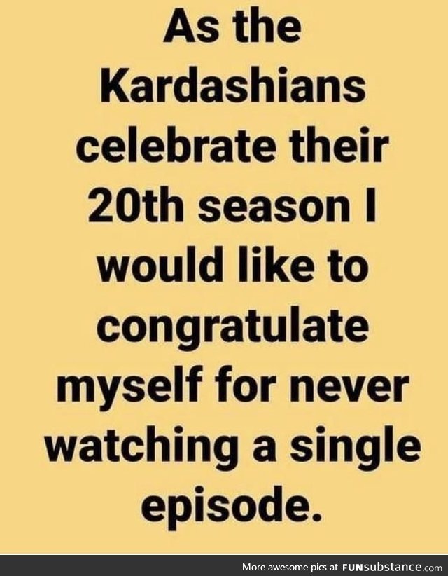 Can’t keep up with the Kardashians