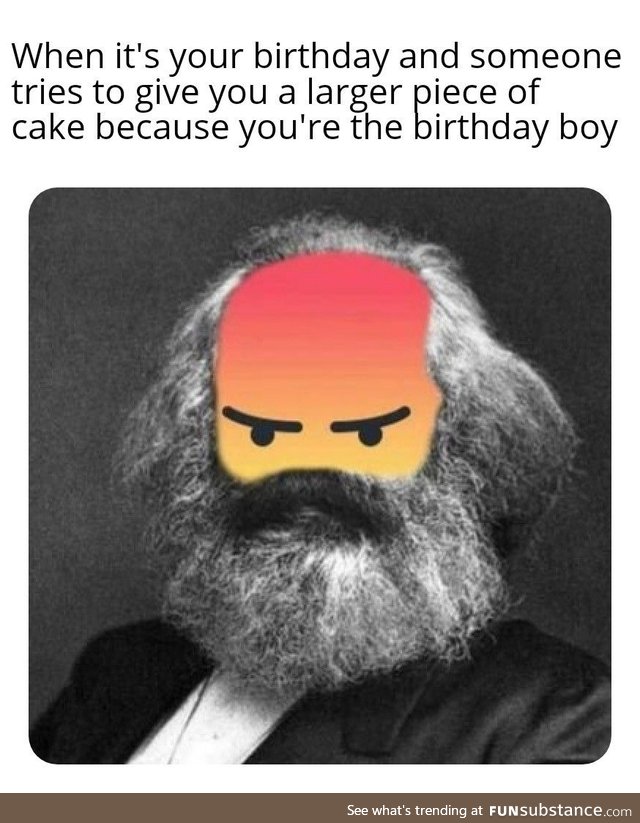 Happy birthday to Karl Marx!