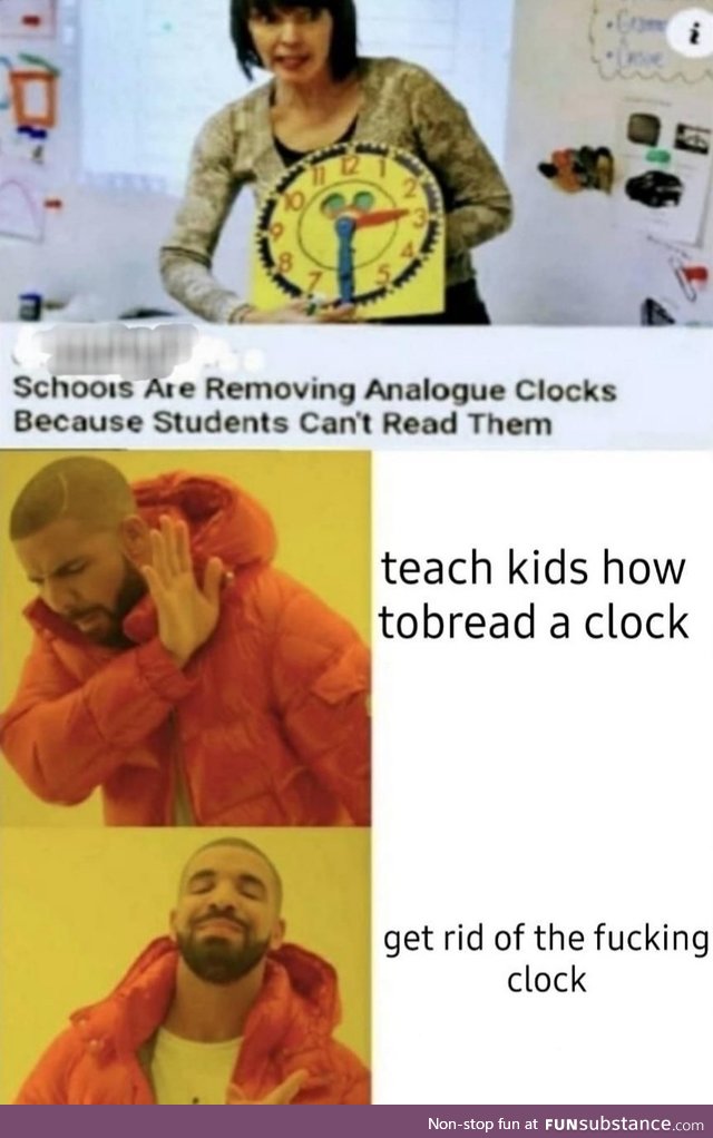 *** that clock