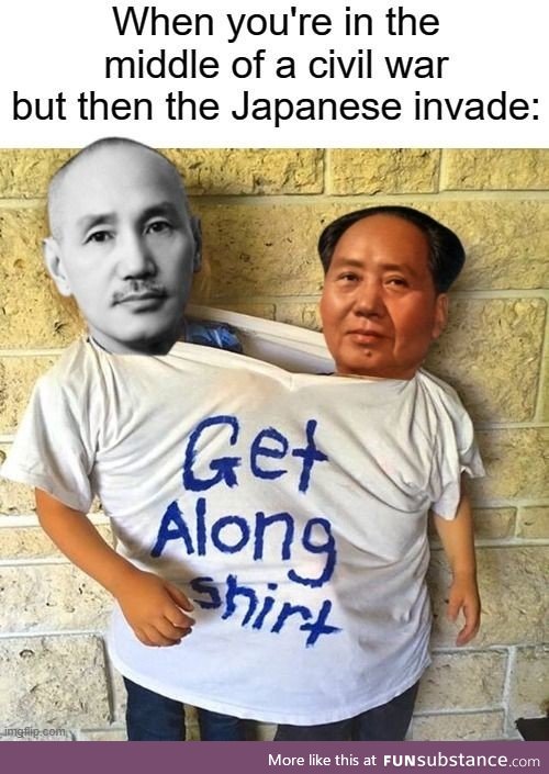 Mao and Chiang; It's a sitcom in the making