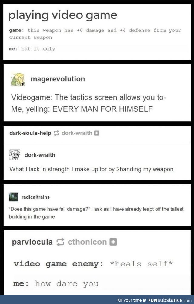 Playing video games