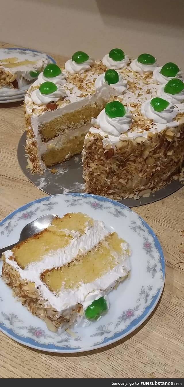 Favourite niece birthday treat 1 - Almond Cake
