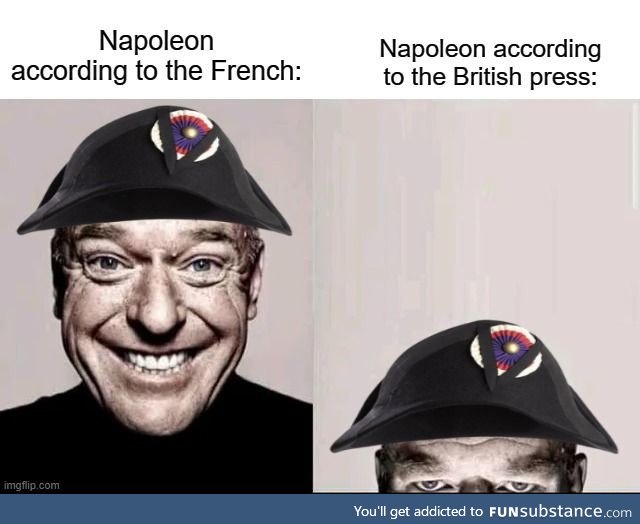Well, at least the Brits remembered to include the bicorn hat