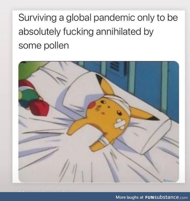 Pollen: I'm about to ruin this man's will to live