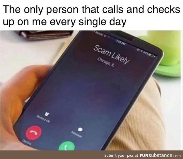 Please stop calling me
