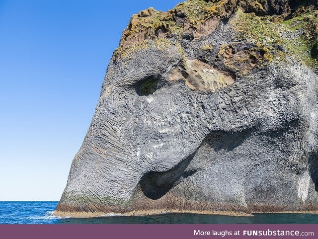 Elephant Rock in Iceland