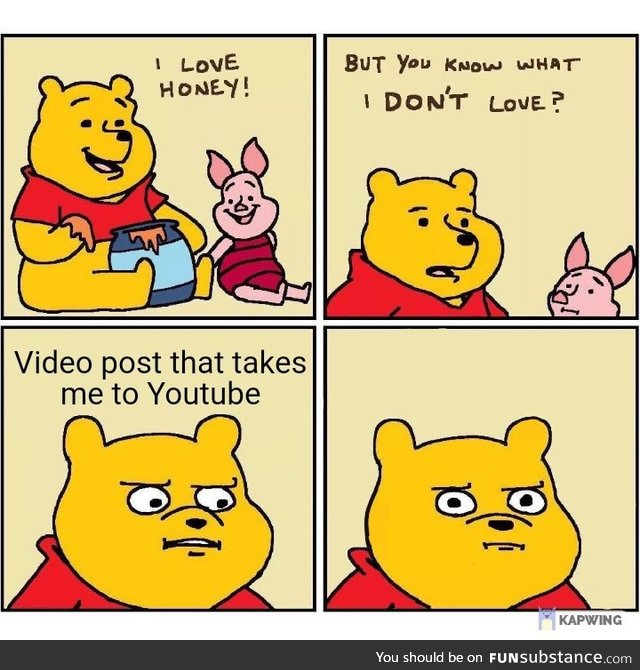 Pooh is angry