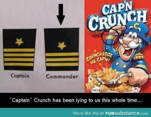 Commander crunch sounds cooler anyways