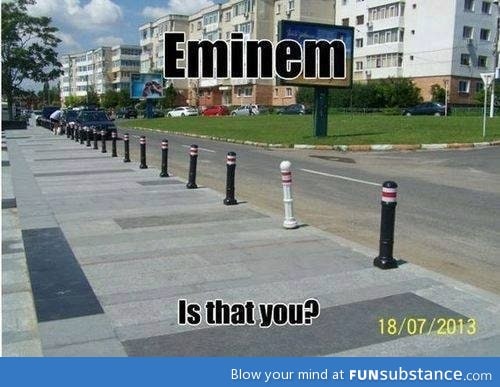 Eminem spotted