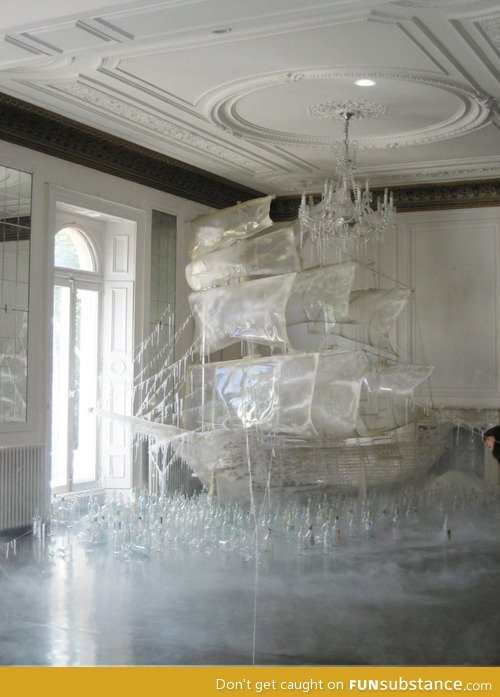 So this is an ice sculpture