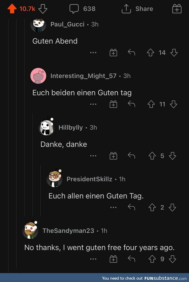 Die Deutsche Besetzung Reddits Fahrt Fort