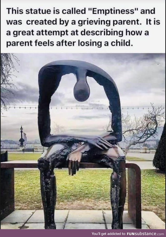Emptiness Statue of Grieving Parent