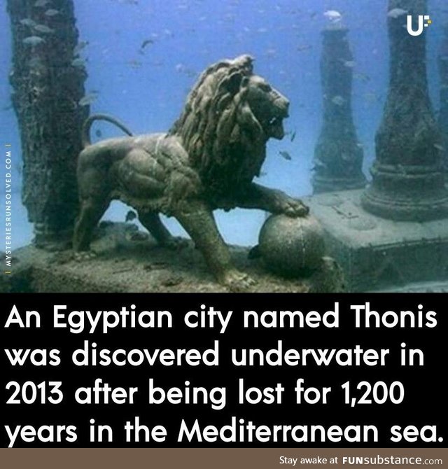 Underwater Egyptian City of Thonis