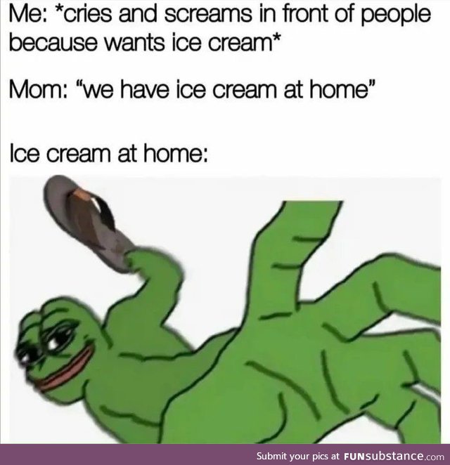 I "scream" at home