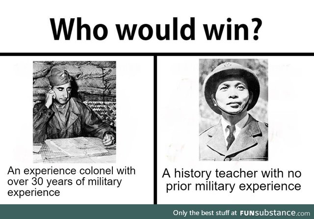Never underestimated a history teacher, a lesson from the battle of Dien Bien Phu