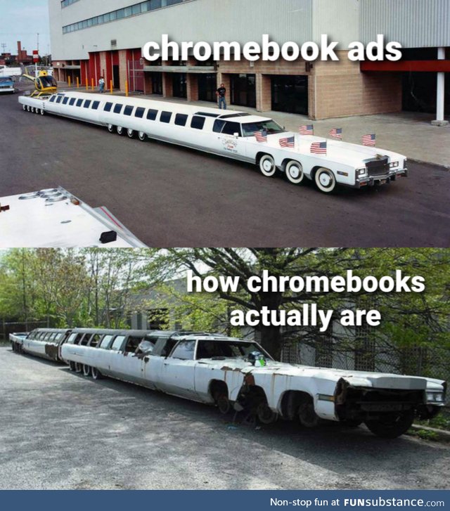 Chromebook ads are extremely misleading