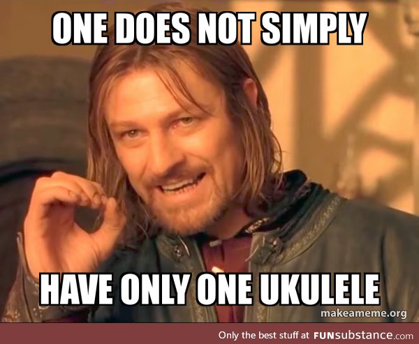 Ukulele acquisition syndrome is a real thing