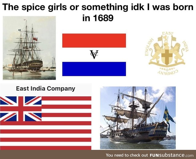 Spice girls? I can only assume you mean spice traders