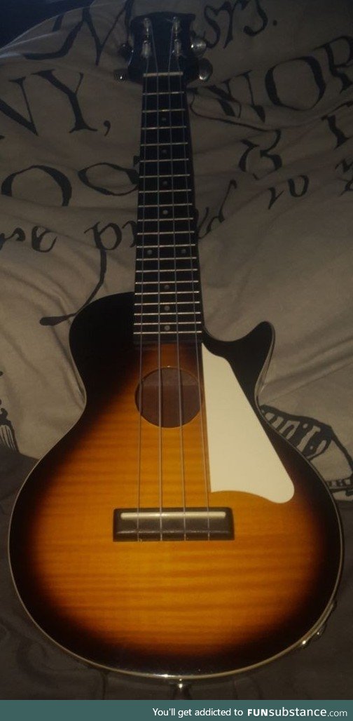 My main ukulele (epiphone Les Paul uke)
