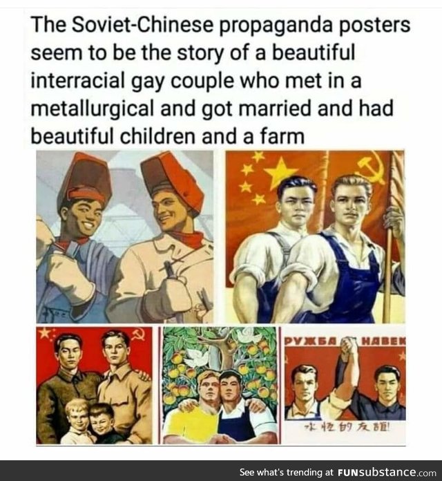 At least the Soviets and Maoists treated LGBT well...