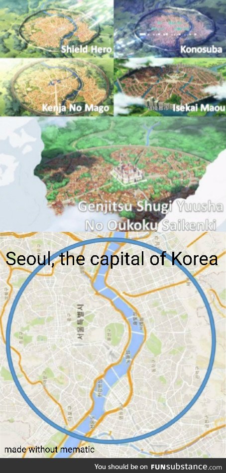 Korea is an anime reference