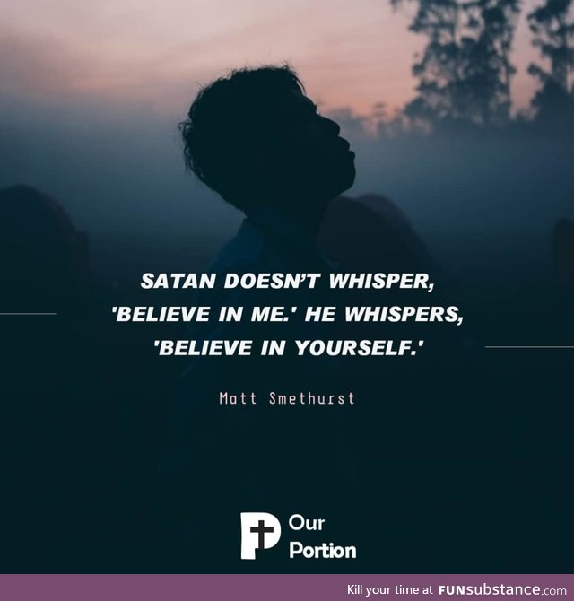 Thanks, Satan.