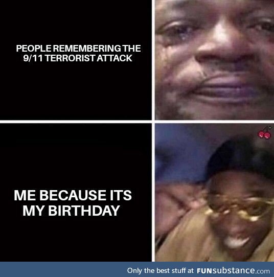 Iam the only one celebrating