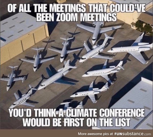 Climate conferences don't zoom