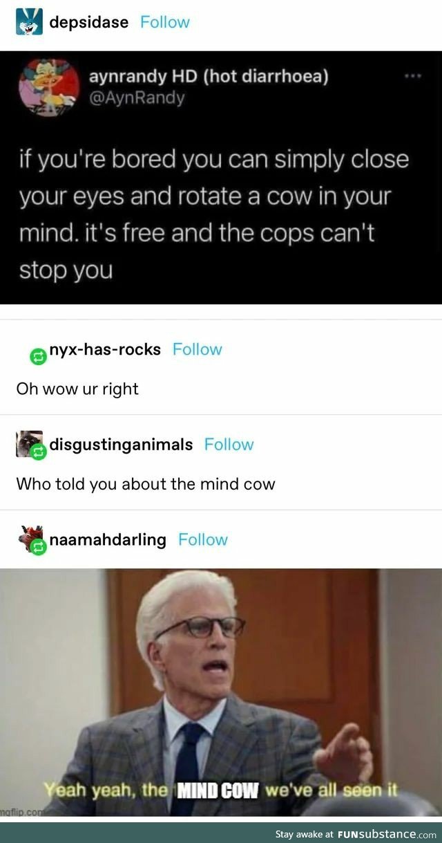The mind cow