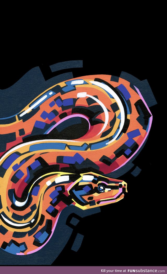 Cool snake art