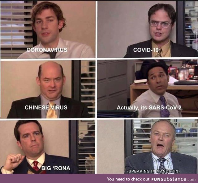 How The Office characters refer to the kung flu