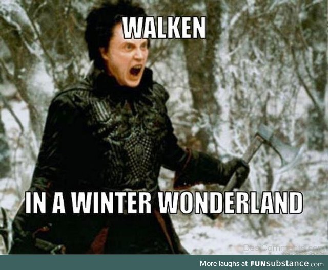 Walken in a winter wonderland