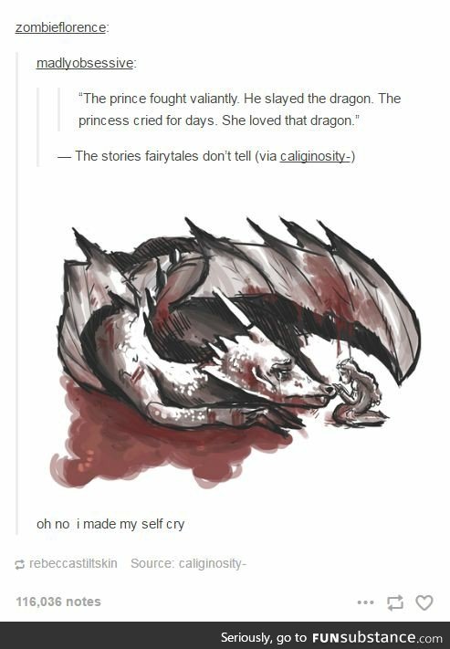 The princess loved that dragon