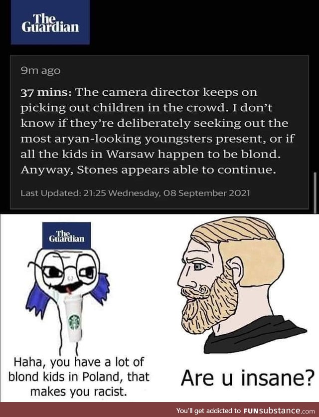 I don't know if Warsaw has a lot of blond kids, but I'm not going to do any research