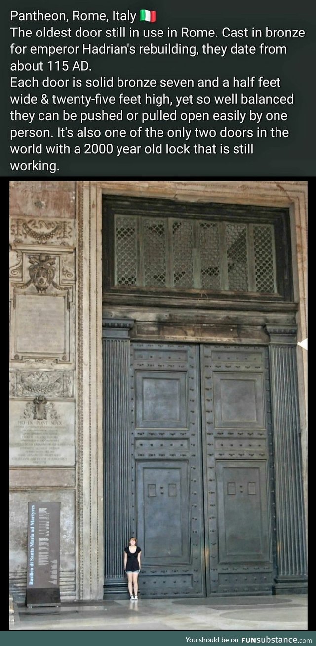The doors of the Pantheon