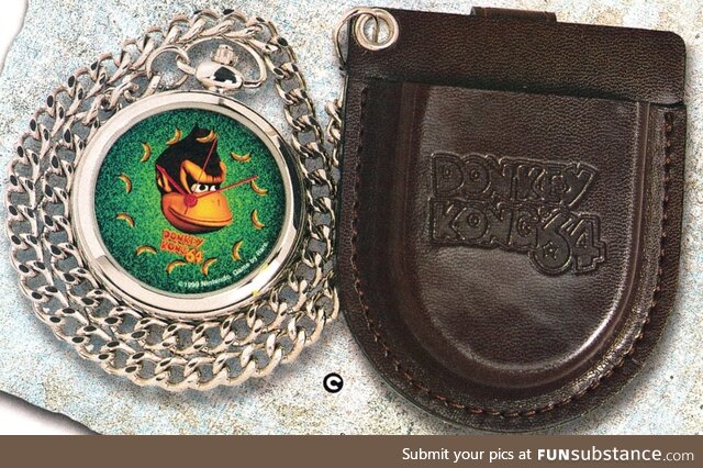 Donkey Kong pocket watch (not mine)