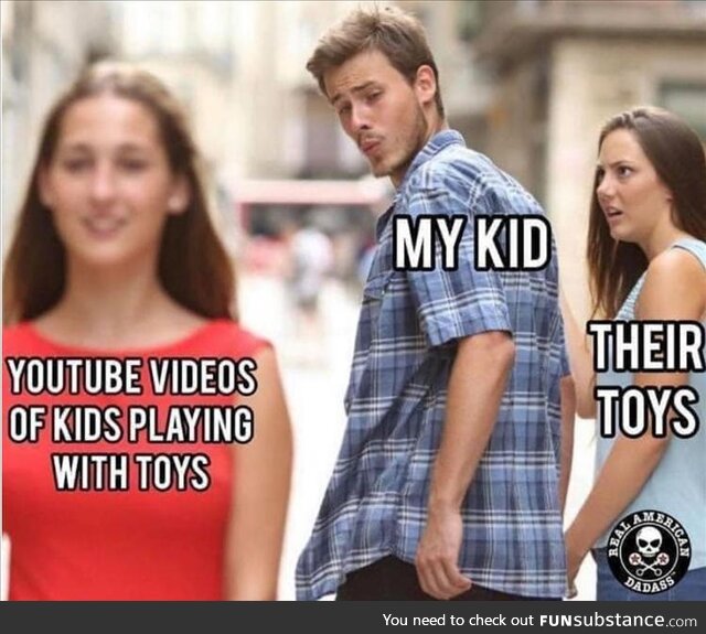 Videos of kids "playing" with toys