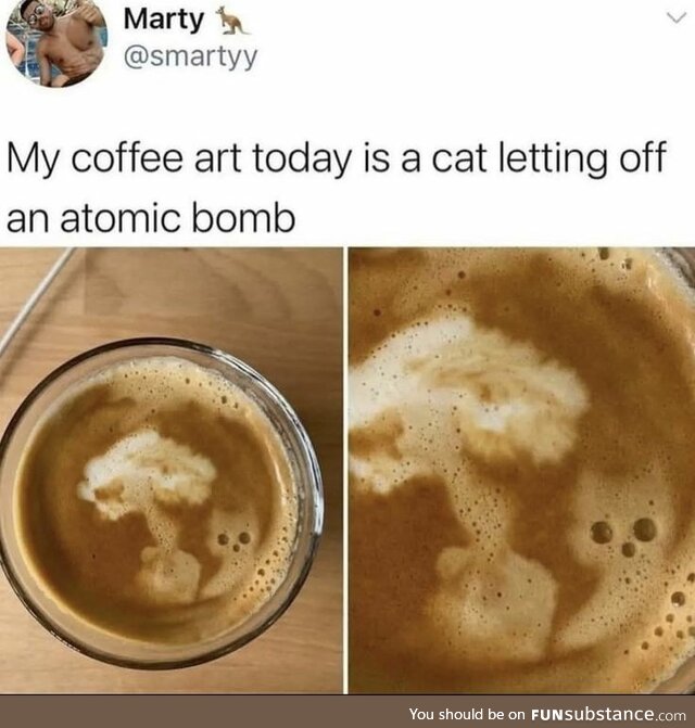 Cat setting off an atomic bomb is my spirit animal