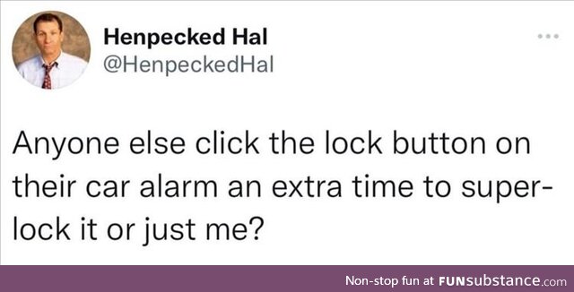 Oh, it's locked, alright. Just not SUPER-locked.