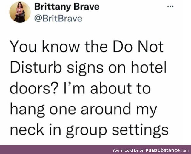 Do not disturb