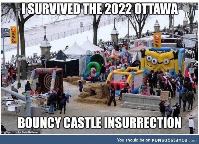 I survived the bouncy castle insurrection