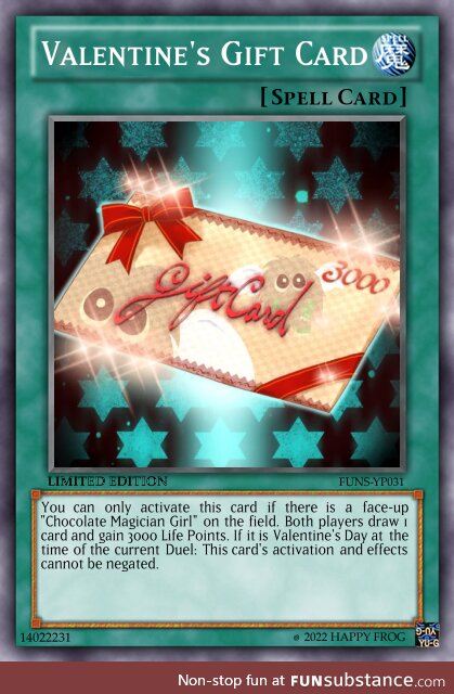 YugiPro #31/Special - Wouldn't Mind Getting This as a Valentine's Card