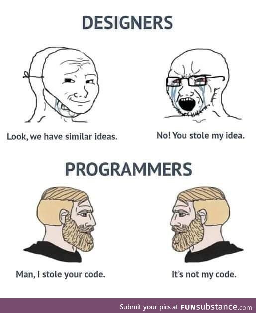 Programing is the only modern instance of functioning communism