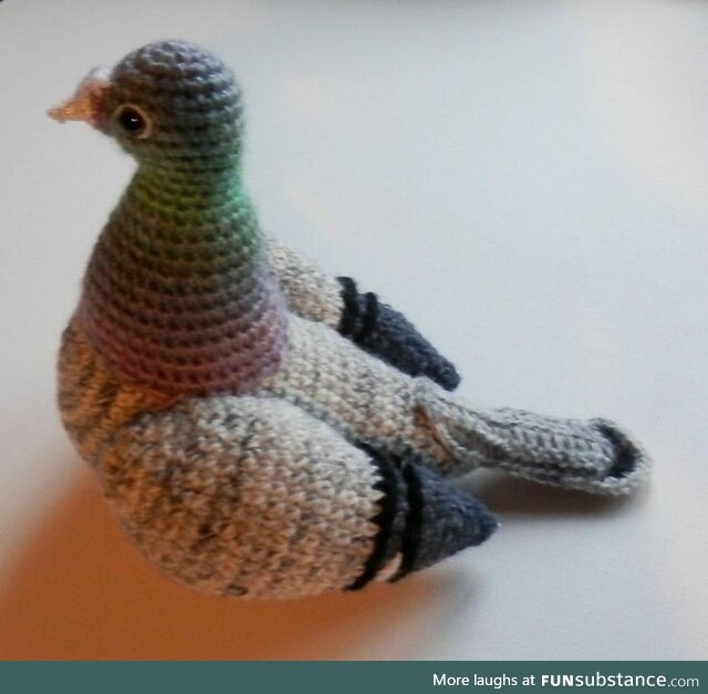 Crocheted Pigeon