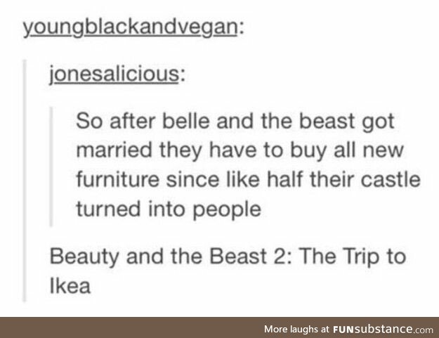 Beauty & The Beast 2: Belle's Magical Trip to Ikea