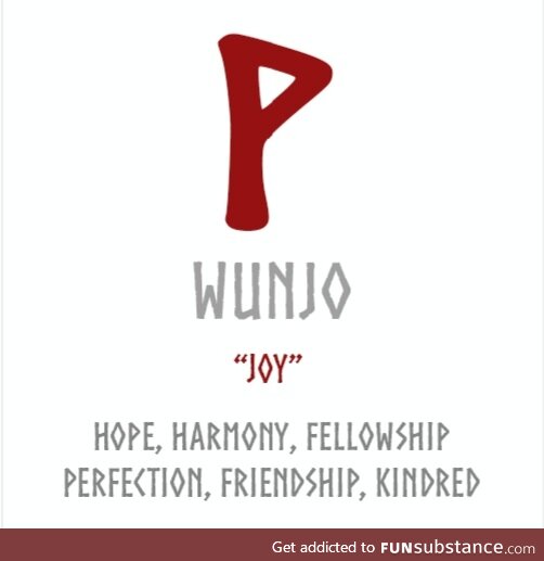 Rune Meaning - Wunjo
