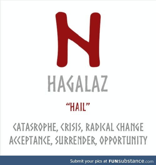 Rune Meaning - Hagalaz (Stragely Topical)