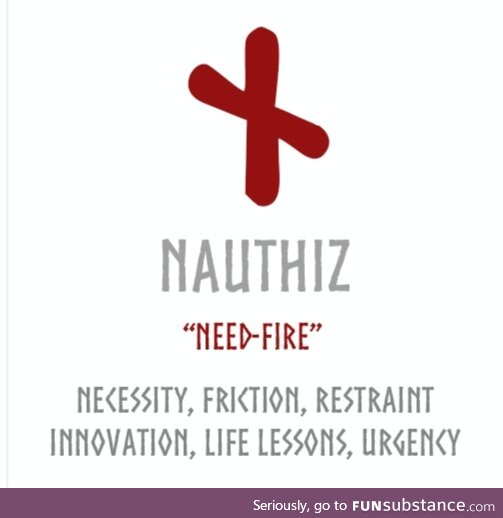 Rune Meaning - Nauthiz