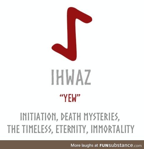 Rune Meaning - Ihwaz