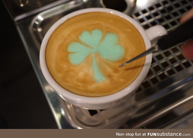 Coffee Art #13/Special - Happy Saint Patrick's Day!